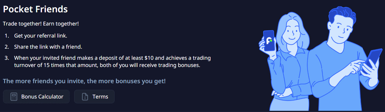 afiliado pocket option, referido de pocket option